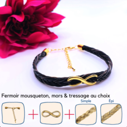 Bracelet Infini Toulago doré